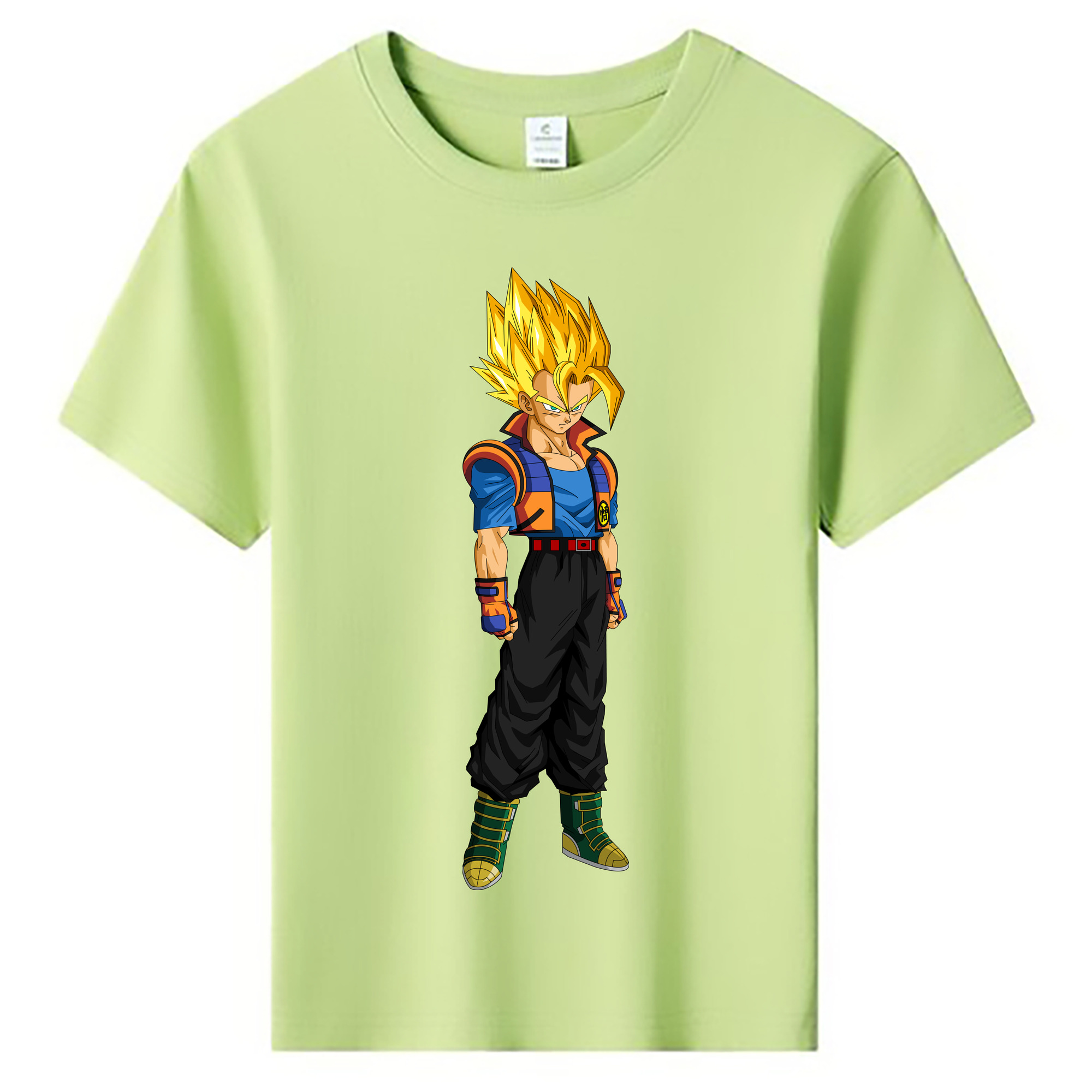 （画像用） ドラゴンボール ベジータ四世（Bejīta Yonsei）DRAGON BALL Vegeta IV 綿100％キッズTシャツ（フロントプリント）